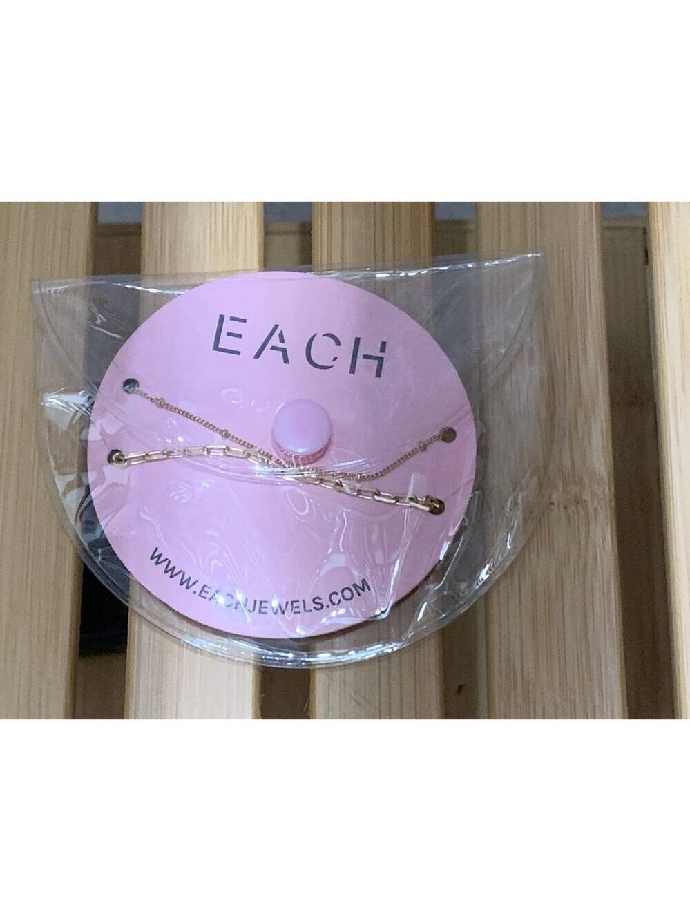 Each Jewels Multi Layer 14kt Gold Plated Layering Necklaces Set of 2 Necklaces